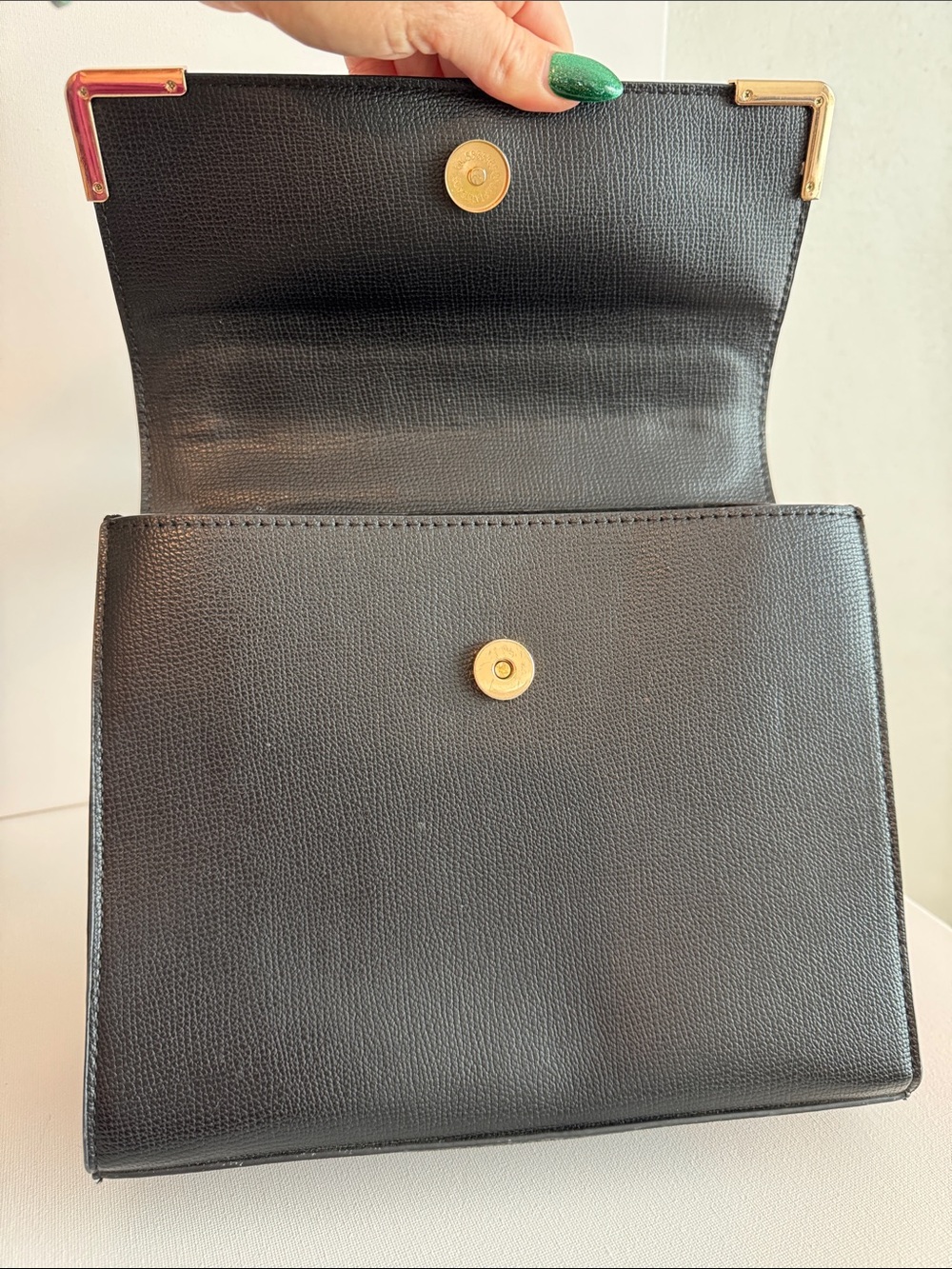 Dune London Snakeskin Embossed Top Handle Satchel - Picture 10 of 14